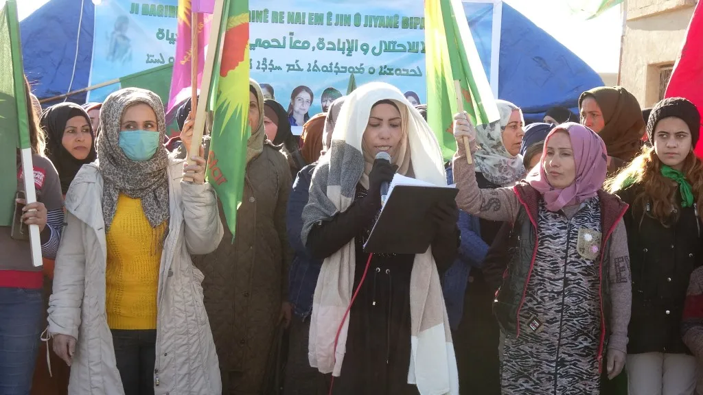 Çalakiya kon a li Eyn Îsayê bi silavkirina berxwedana QSD'ê dawî bû