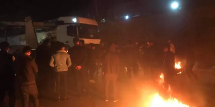 ​​​​​​​Li Derbendîxanê jî xwepêşandan destpê kir