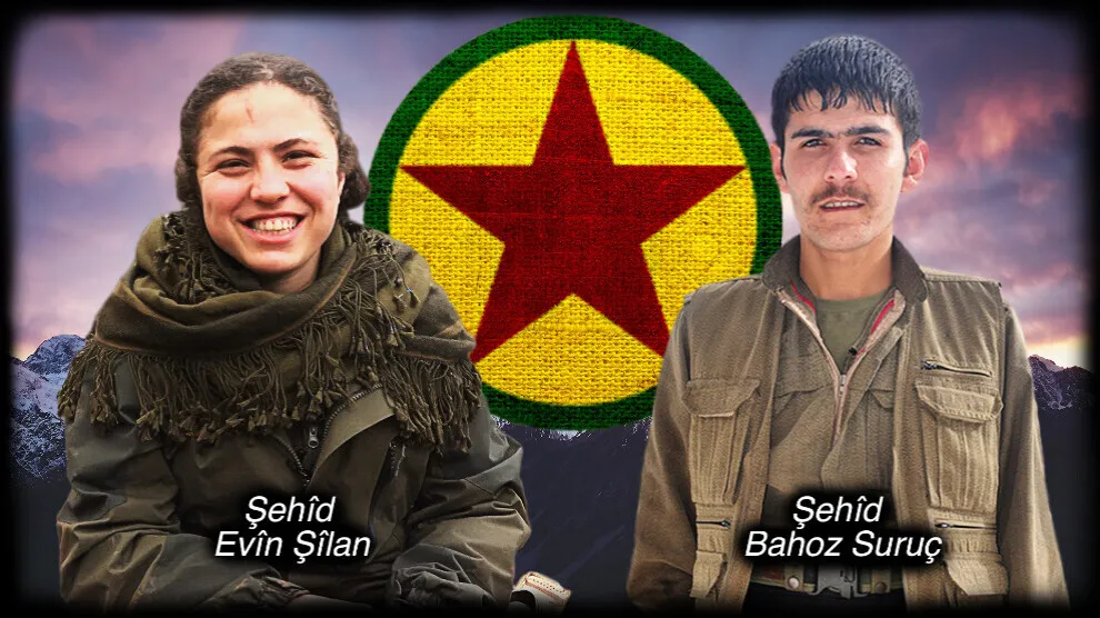 HPG’ê nasnameyên 2 gerîlayên li Heftanînê şehîd bûne, rahihandin