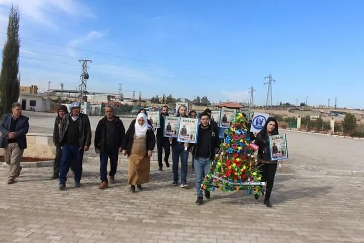 Yekitiya Rewşanbîrên Rojava şehîdên berxwedana Kobanê bi bîr anîn