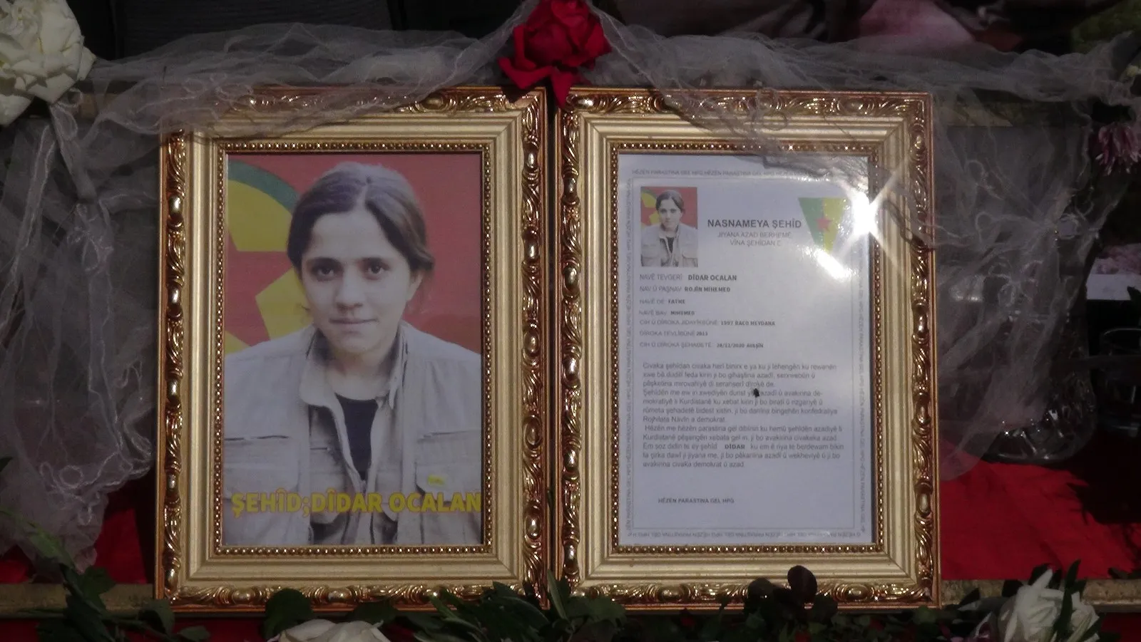 ​​​​​​​Koçberên Efrînê û şêniyên Şehbayê sersaxî ji malbata şehîd Dîdar Ocalan re xwest