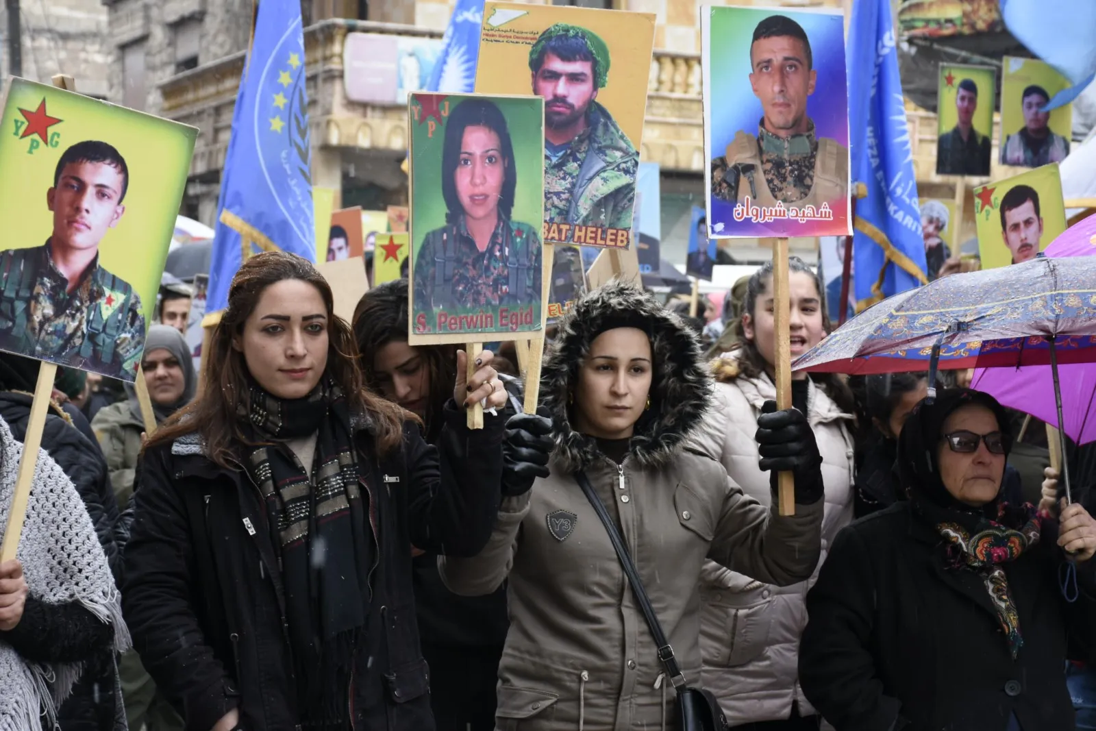 Li Helebê bi hezaran dagirkirina Efrînê şermezar kir