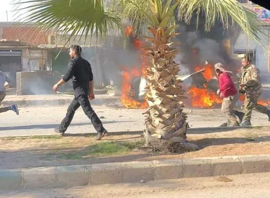 Li Serêkaniyê ya dagirkirî erebeyeke bombebarkirî teqiya
