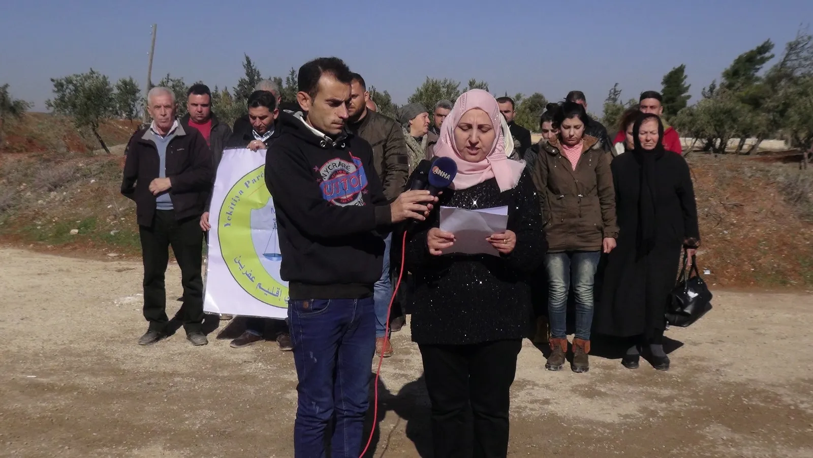 Yekitiya Parêzeran a Efrînê banga serbesetberdana rêber Abdullah Ocalan kir