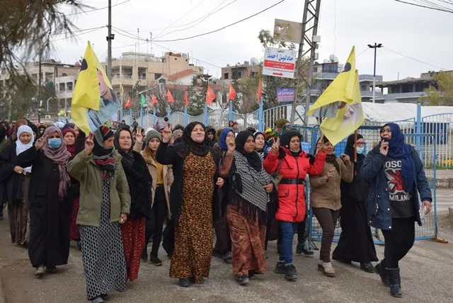 Beşdarên çalakiya li Qamişloyê: Em ê piştevaniya berxwedana greva birçîbûnê bikin