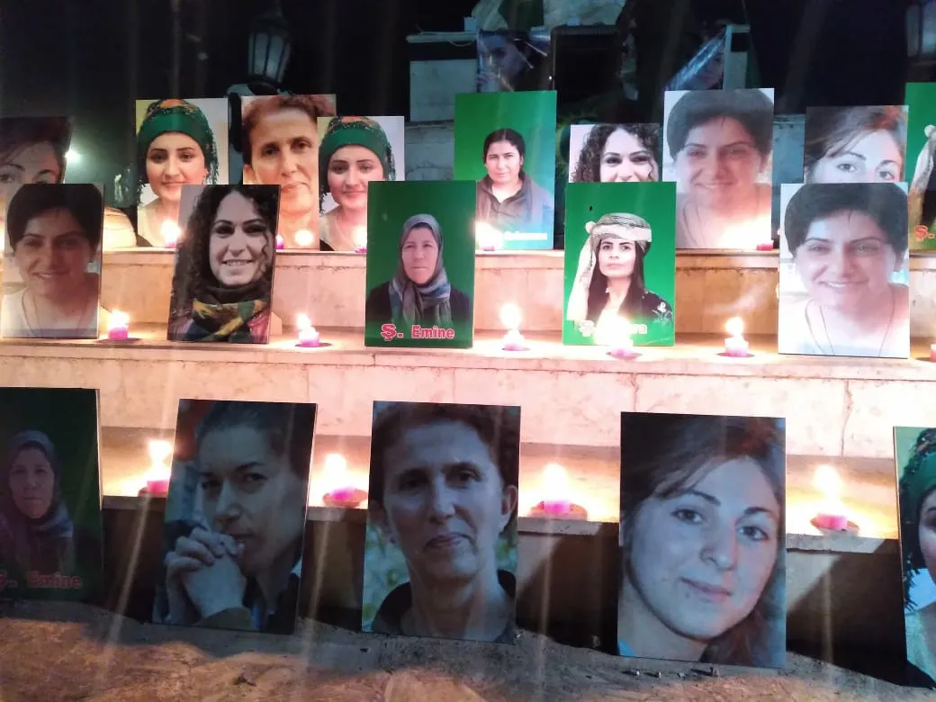 Jinên ciwan şehîdên Parîs, Silopî û Helincê bi bîr anîn