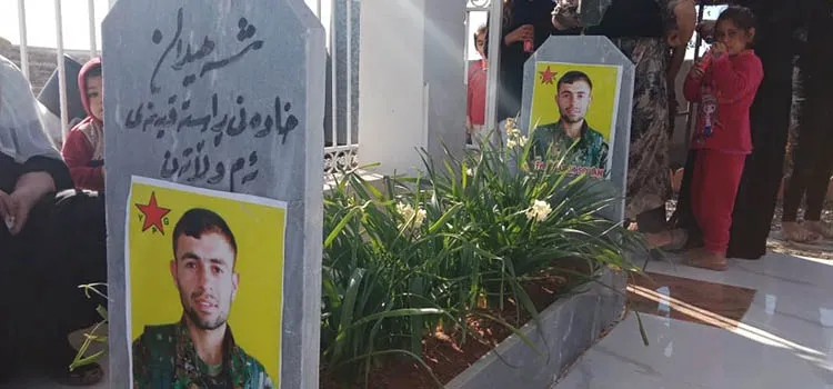 Şervanê YPG'ê Başûr Soran li ser gora xwe hate bi bîranîn