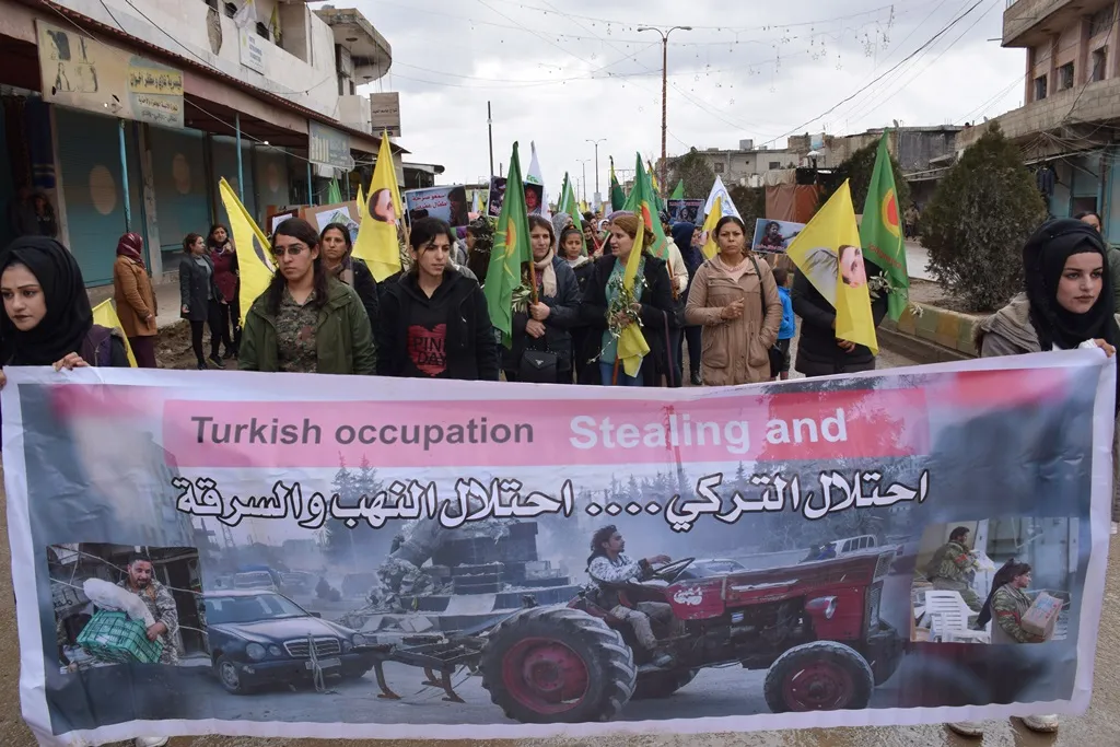 ​​​​​​​Şêniyên Çil Axa: Divê civaka navneteweyî dagirkirina dewleta Tirk ji axa Sûriyê re bi dawî bike