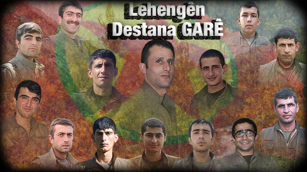 HPG'ê nasnameyên şehîdên Berxwedana Garê eşkere kir