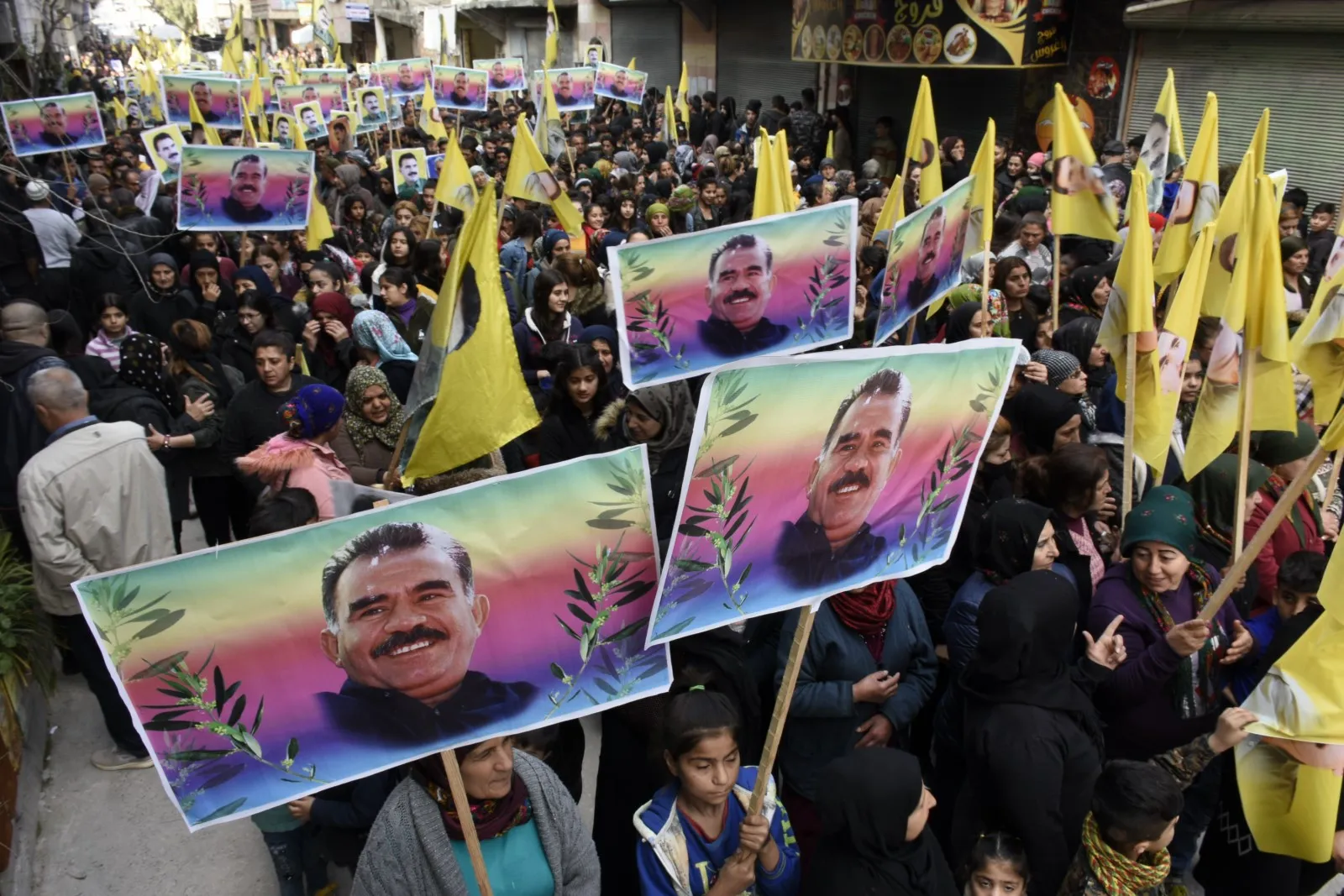 Şêniyên Şêxmeqsûd û Eşrefiyê banga azadiya Ocalan kirin