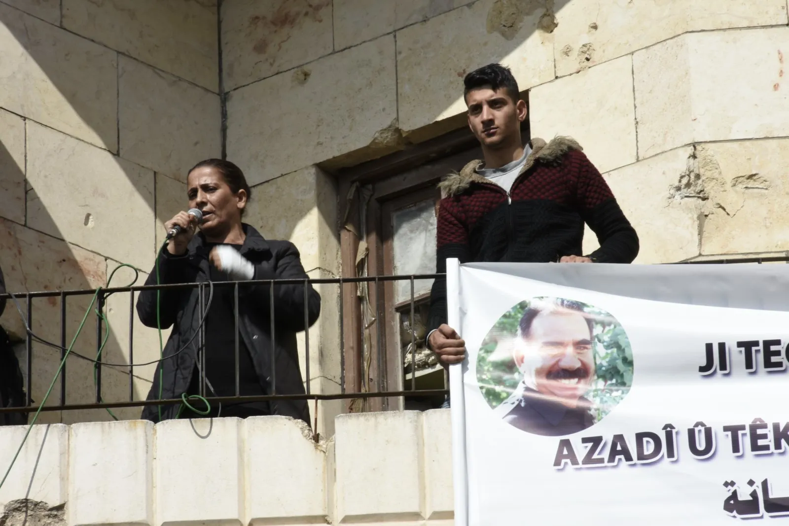 Şêniyên Şêxmeqsûd û Eşrefiyê banga azadiya Ocalan kirin