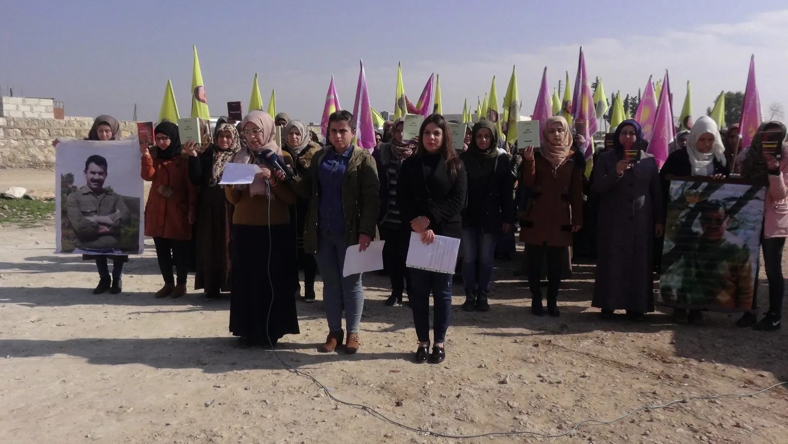 Jinên li Şehbayê Komploya Navneteweyî şermezar kir