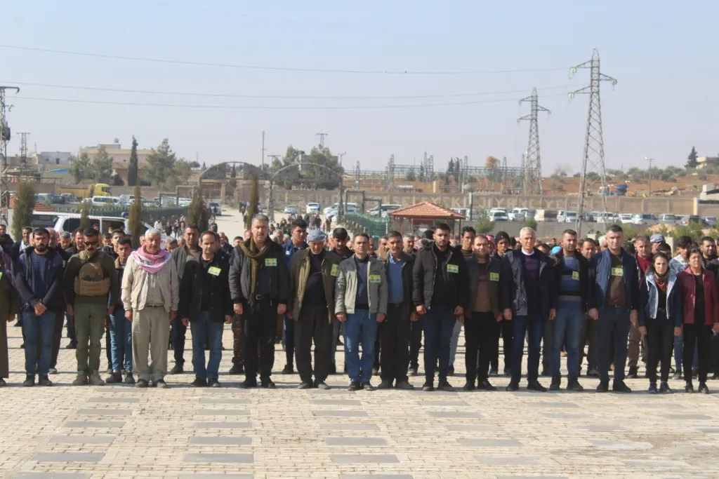 Li Kobanê merasîma xiyabî ya 2 şehîdên YPG`ê hate lidarxistin