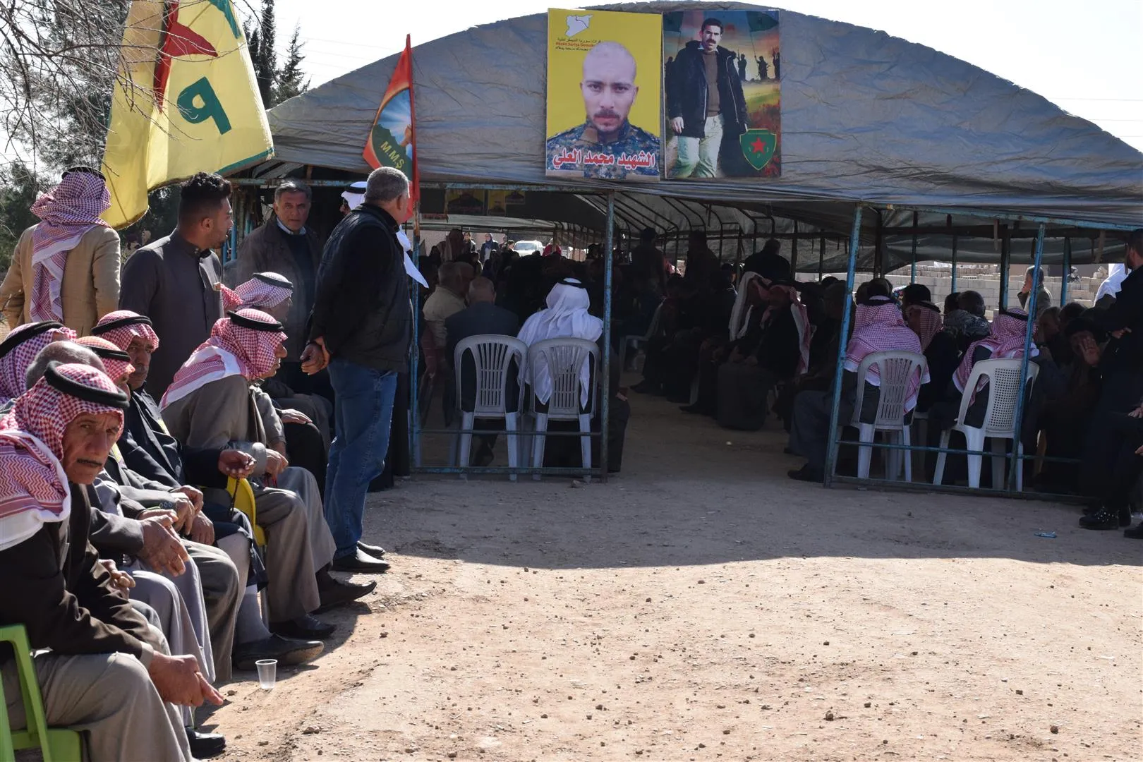 Sersaxî ji malbata şehîd El-Elî re hate xwestin