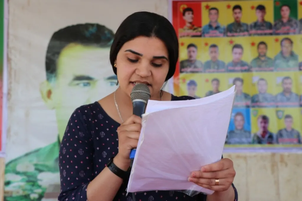 Şêniyên Hesekê şehîdên meha Sibatê bi bîranîn