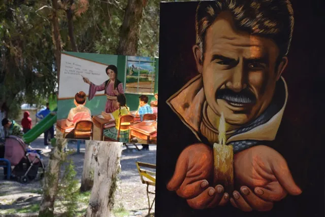 Li Qamişlo jî pêşangeha wêne û pirtûkên rêbertî