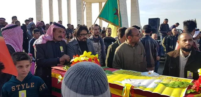 Şehîdê QSD'ê Mihemed Elî li Amûdê hate veşartin