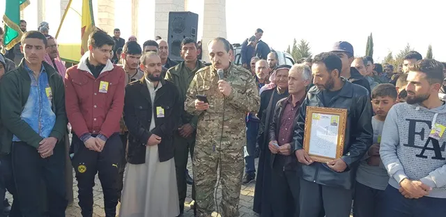 Şehîdê QSD'ê Mihemed Elî li Amûdê hate veşartin