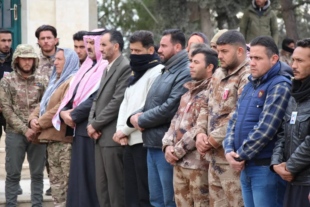 Cenazeyê du şehîdan li Minbicê hatin veşartin