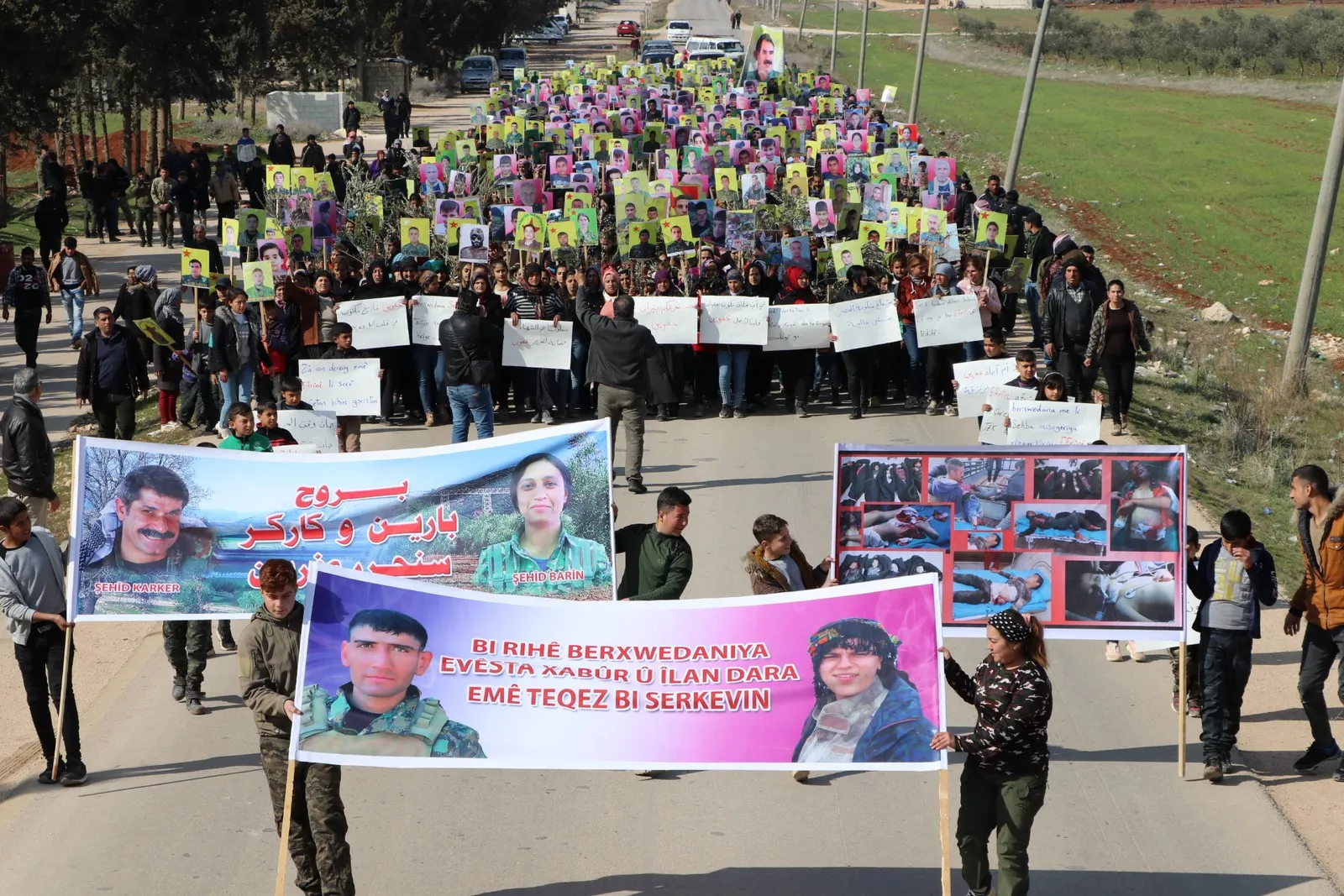 Şêniyên Efrînê çalakiyên kurdistaniyên li Ewropayê silav kir