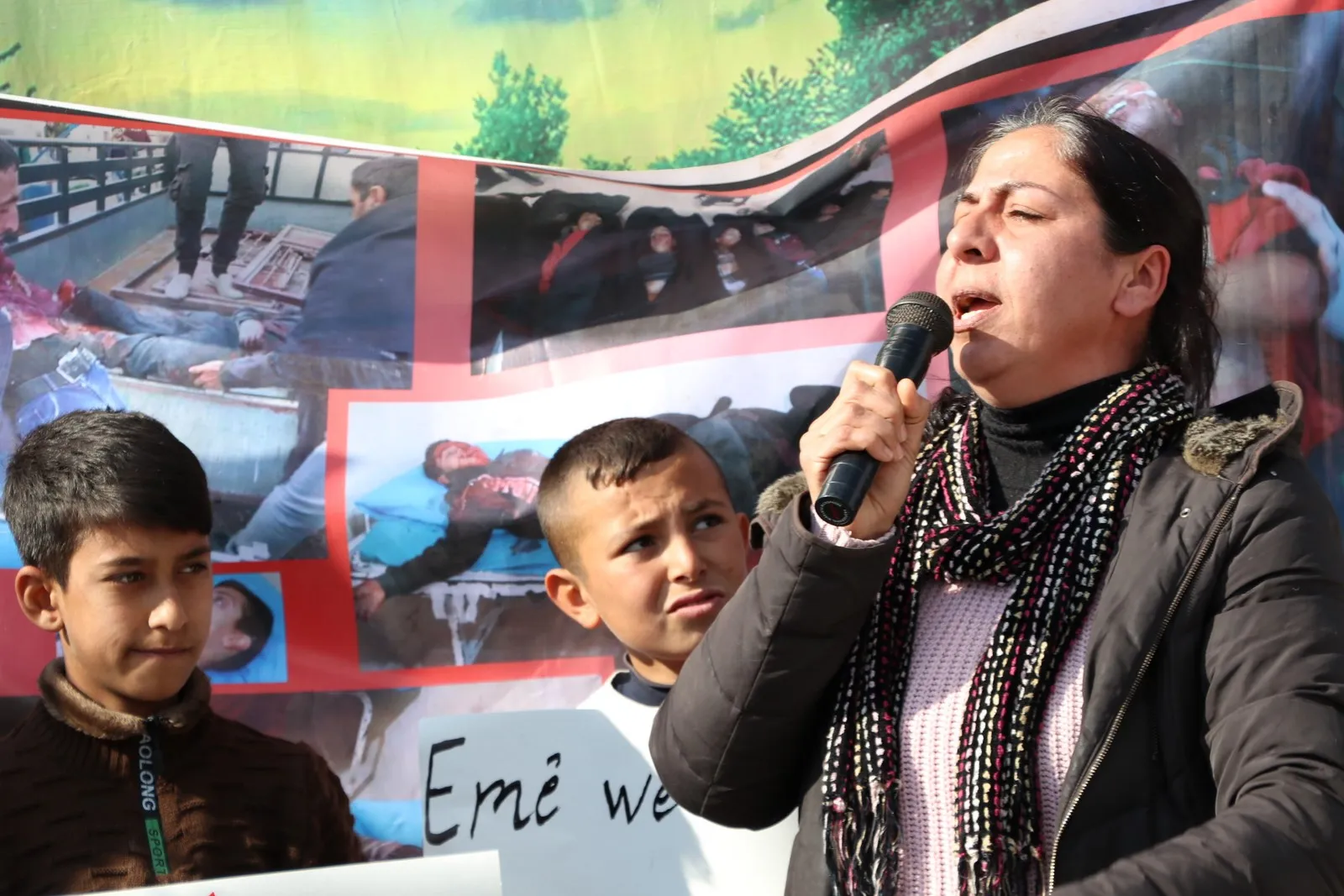 Şêniyên Efrînê çalakiyên kurdistaniyên li Ewropayê silav kir