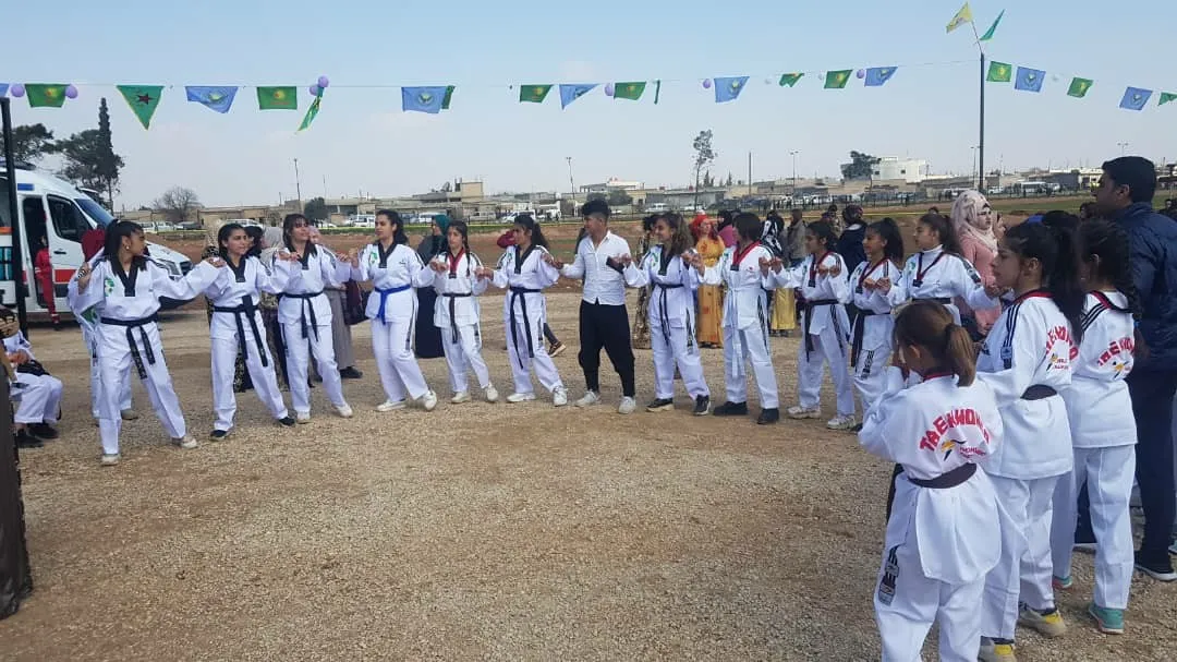 Şahiya jinên Bakur û Rojhilatê Sûriyê ya 8`ê Adarê li Qamişlo dest pê kir