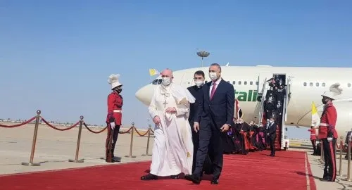 Lîderê ruhanî Papa Francîs gihîşt Bexdayê