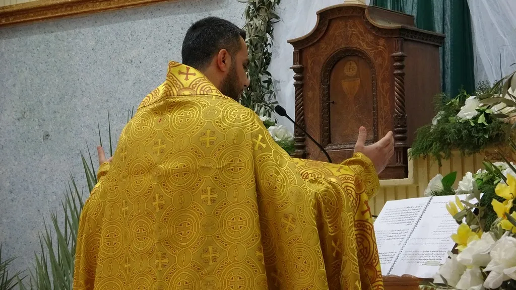 Keldanên Dêrikê cejna Yekşema Palmiyan pîroz kir