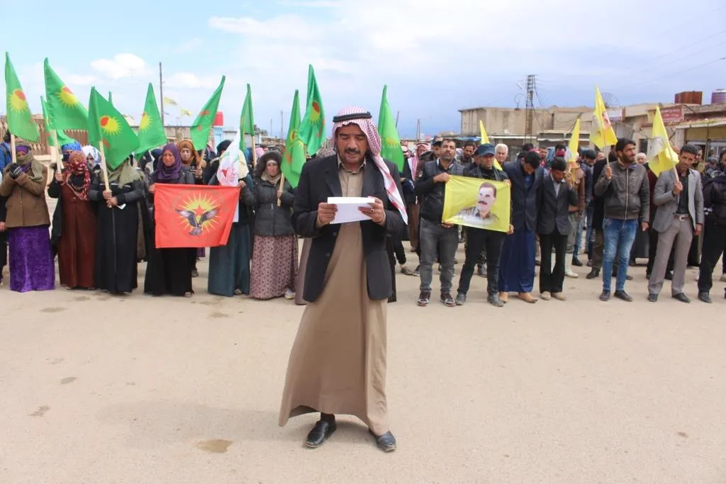 ​​​​​​​Pêkhateyên herêma Cizîrê şehîdên Serhildana 12’ê Adarê bi bîr anîn