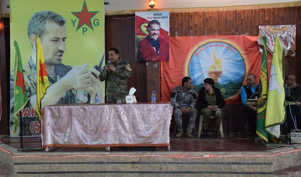 ​​​​​​​QSD’ê şahiyek ji malbatên şehîdên Tirbespiyê re li dar xist