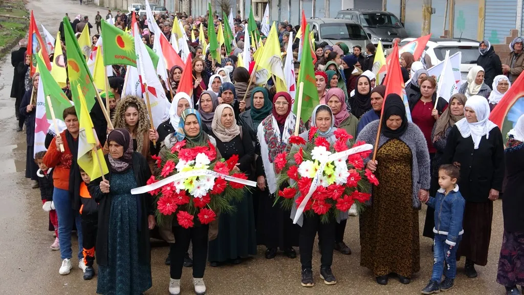 Li Şehba û Dêrikê şehîdên Serhildana 12`ê Adarê hatin bi bîranîn