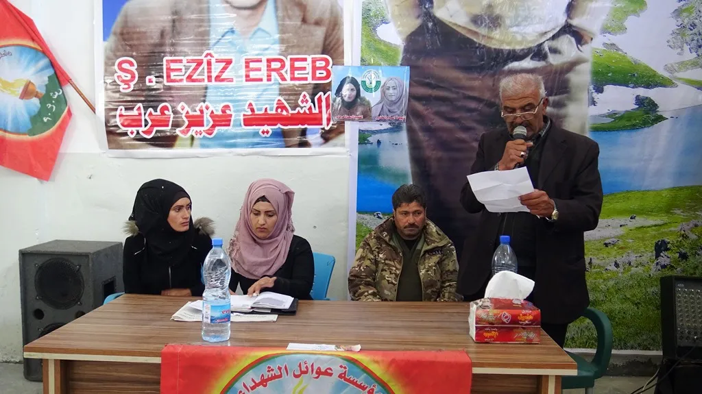 Meclisa Malbatên Şehîdan a Şedadê 48 şehîdên mehên Adarê û Sibatê bi bîr anîn