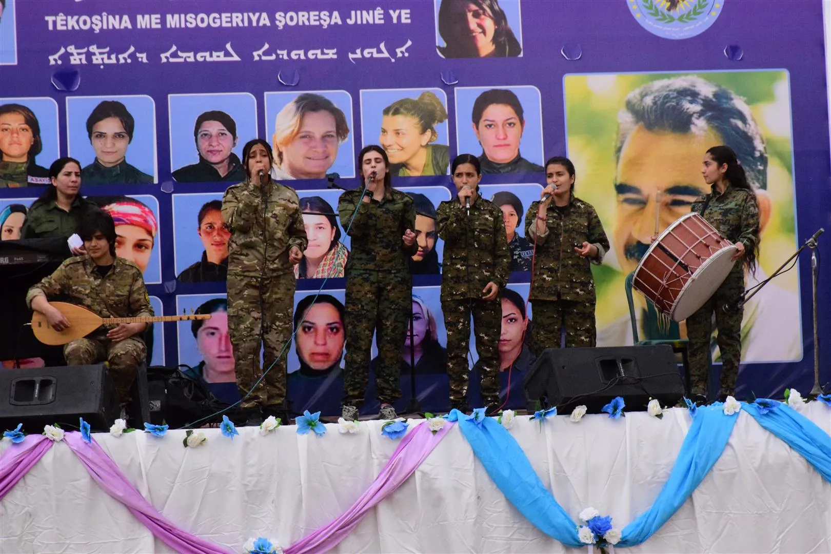 Hêzên parastinê yên jin li Girkê Legê 8'ê Adarê pîroz kir