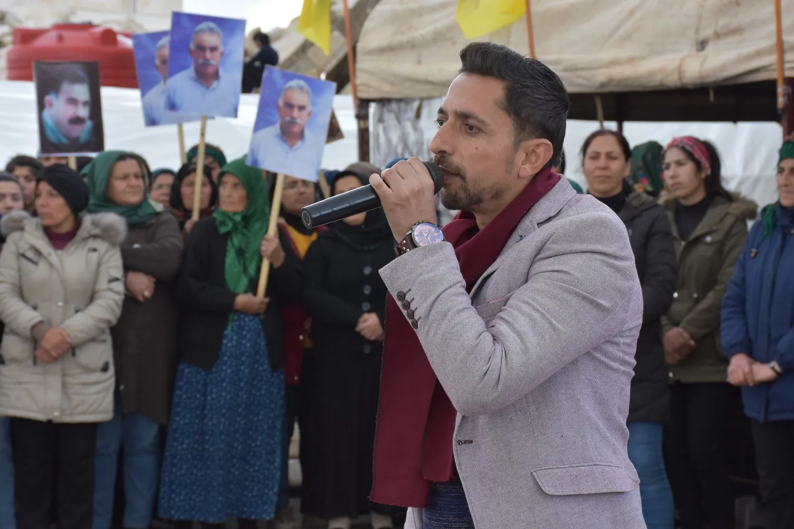 Şêniyên Efrîn û Til Koçerê ji bo rewşa Rêbertî were eşkerekirin meşiyan
