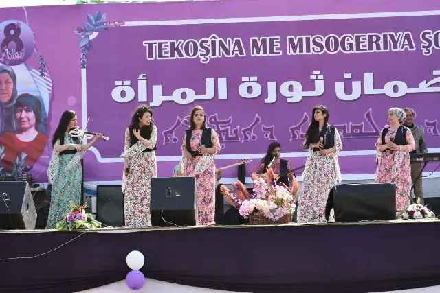 Li Bakur û Rojhilatê Sûriyê pîrozbahiyên 8'ê Adarê bi dawî bû