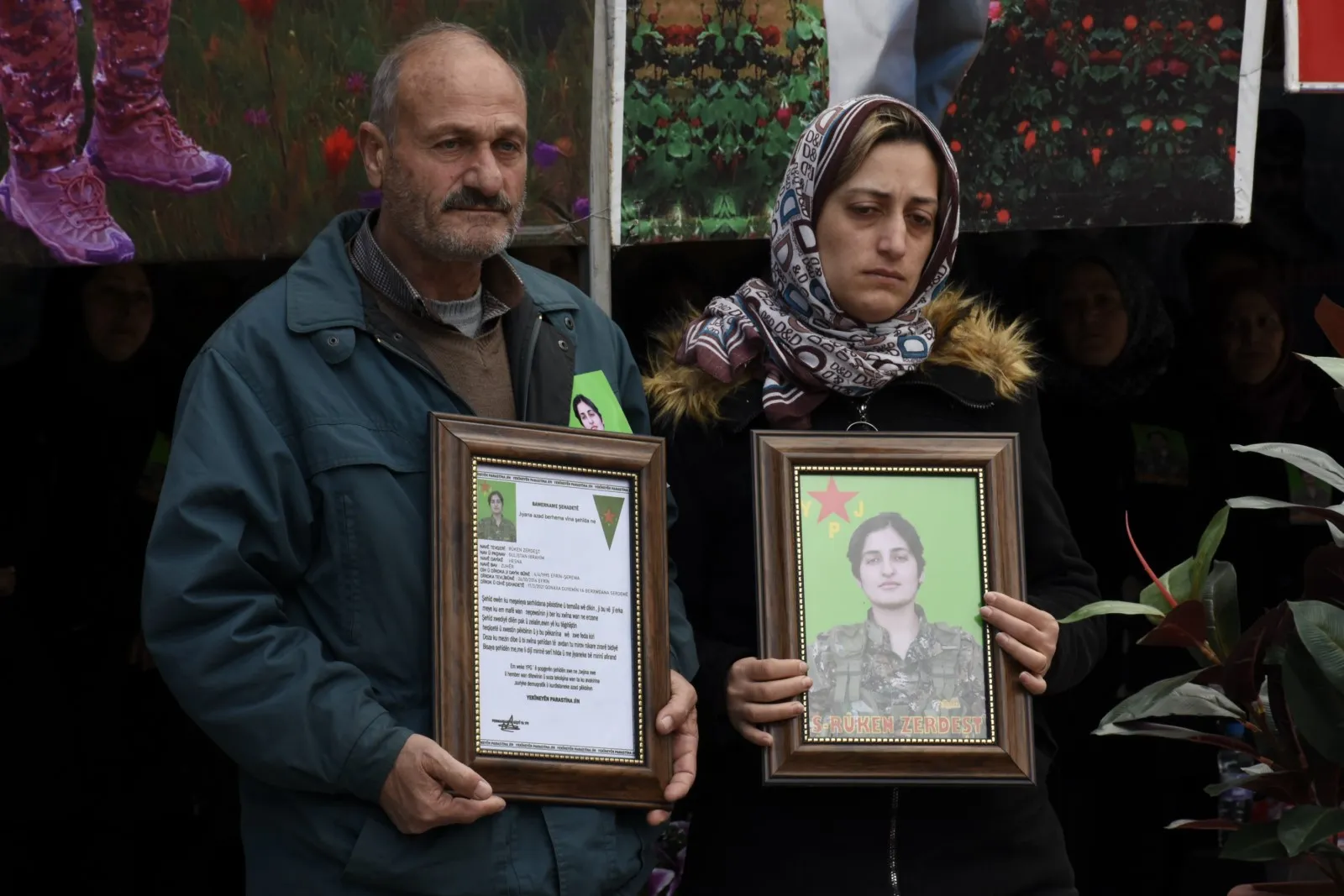 Şêniyên Helebê sersaxî ji malbata şehîd Rûken Zerdeşt re xwest