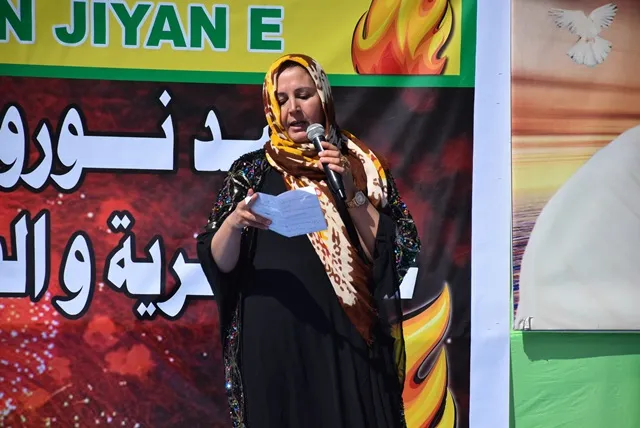 ​​​​​​​Li bajarokê Girbawî agirê Newrozê hate geşkirin
