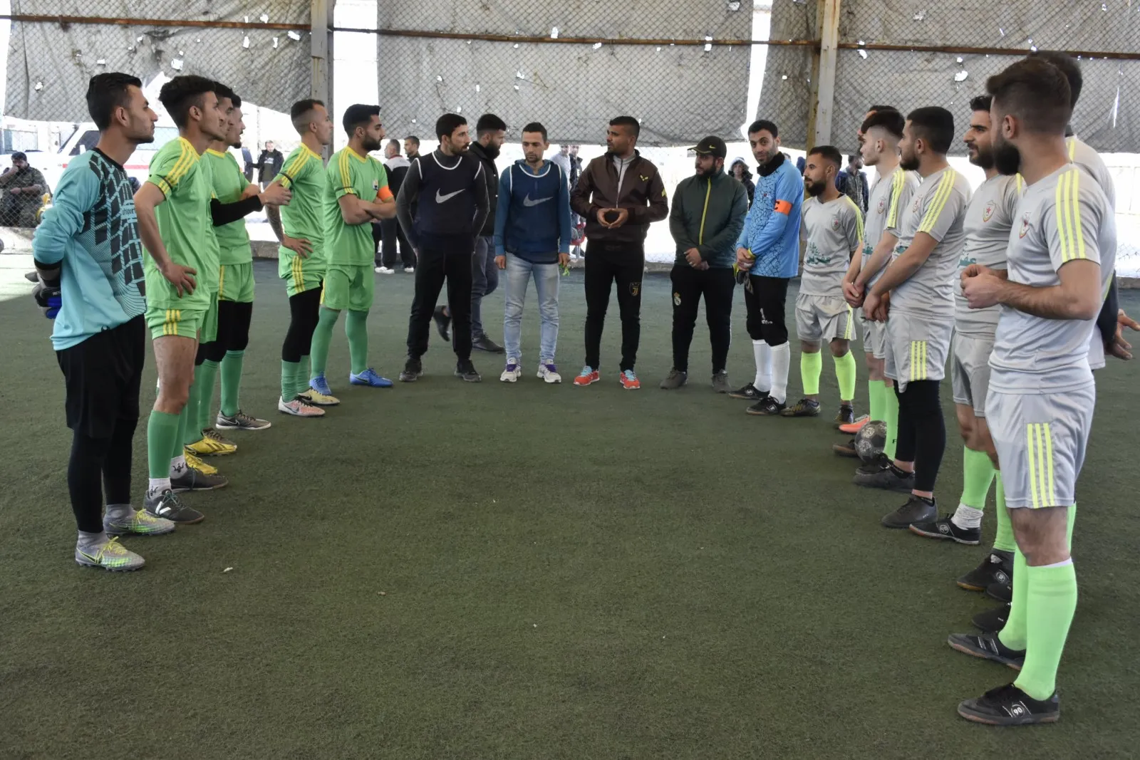 Li Helebê bi boneya salvegera Serhildana Qamişlo turnuveya futbolê