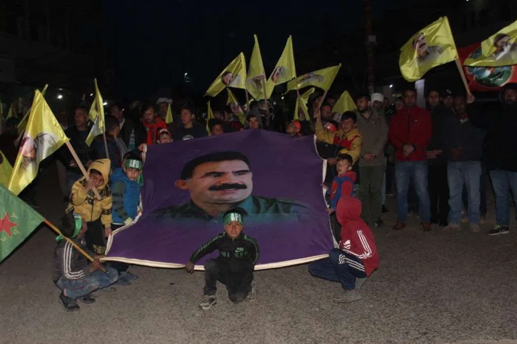 ​​​​​​​Li kantona Qamişlo gel ji bo rêber Abdullah Ocalan li qadan bûn