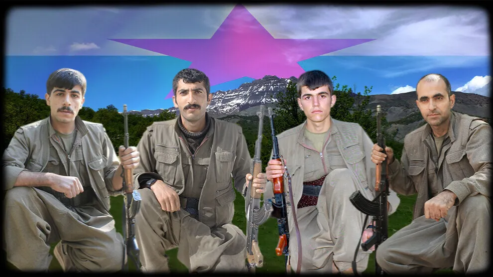 HPG’ê 4 gerîlayên di sala 2018’an de şehîd bûne, bi bîr anîn