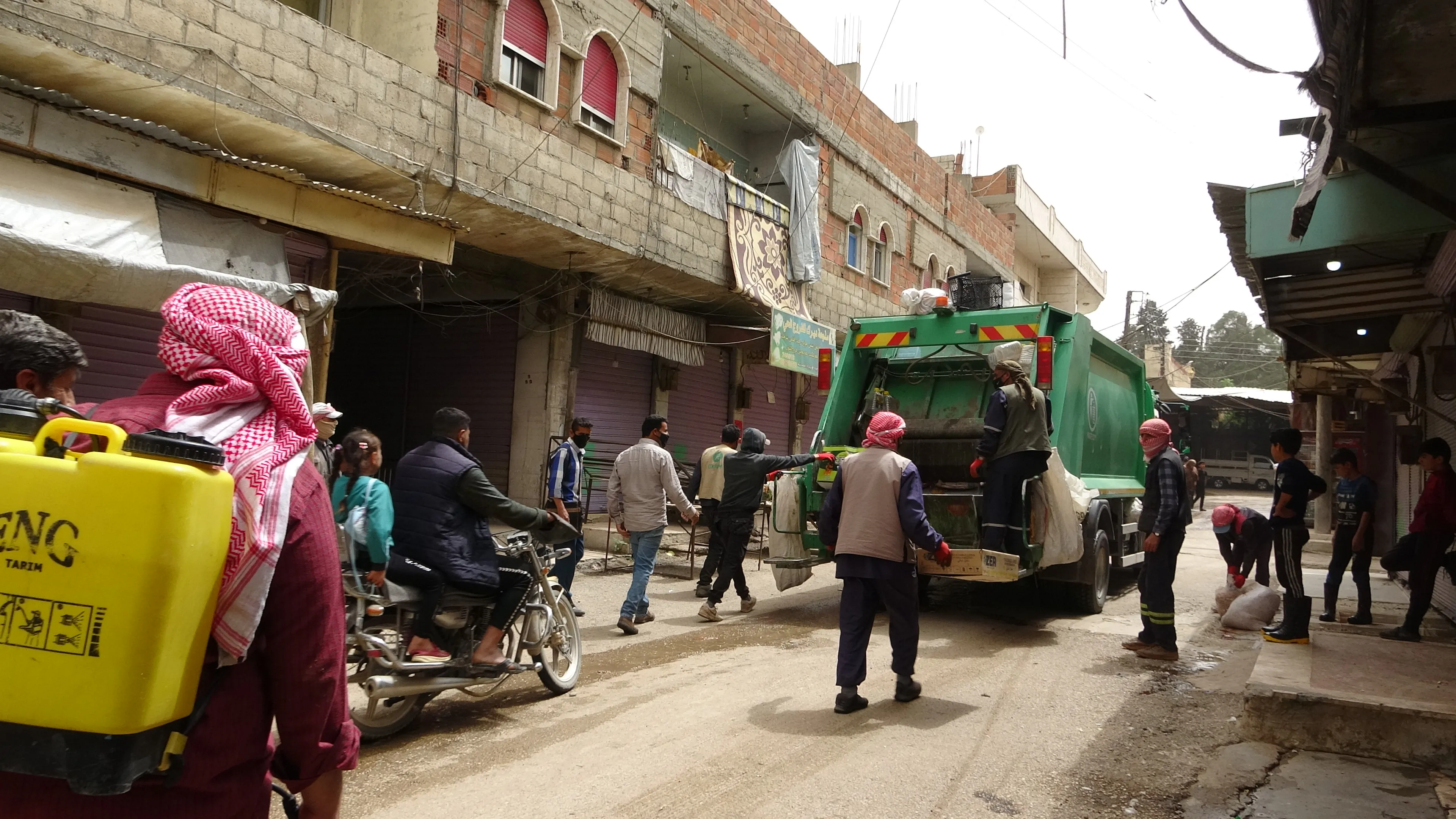 Şaredariya Dêrikê pêngava duyemîn a dezenfektekirinê da destpêkirin