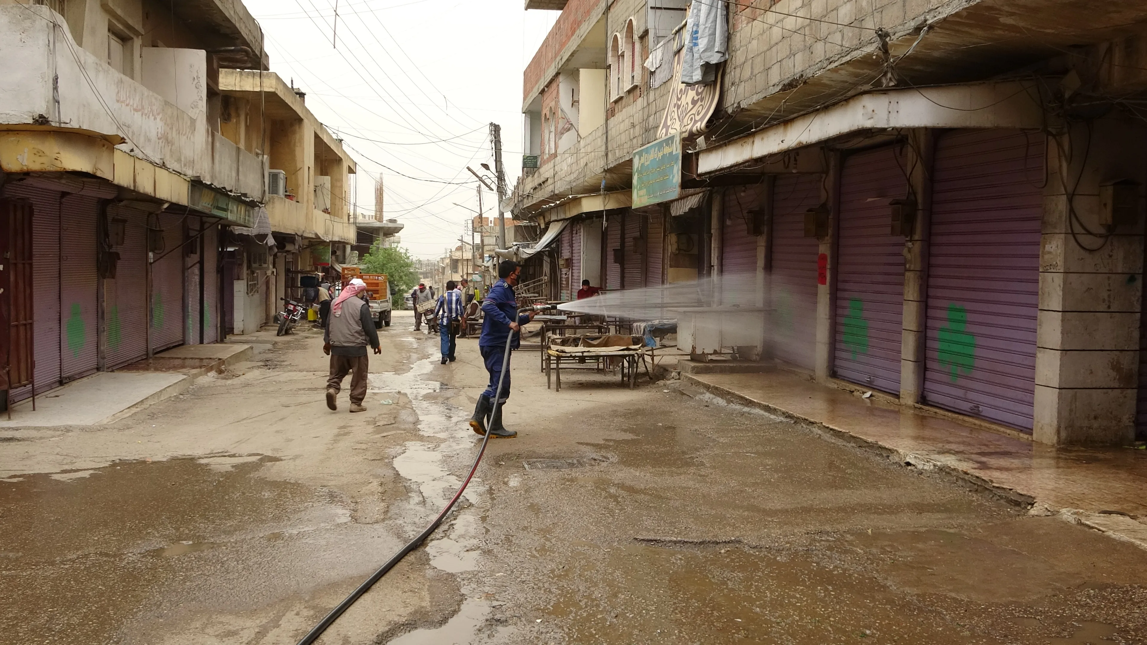 Şaredariya Dêrikê pêngava duyemîn a dezenfektekirinê da destpêkirin