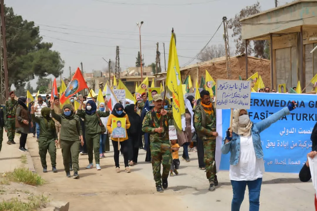 ​​​​​​​Li Til Koçerê bi sedan kes li dijî êrişên dagirkeriyê li qadan bûn