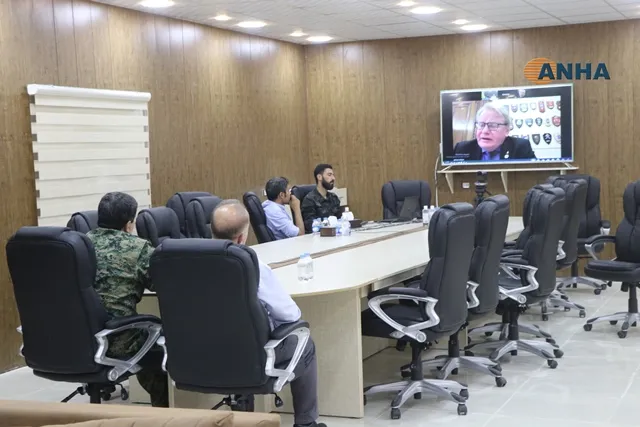 ​​​​​​​Mezlûm Ebdî û Bedran Çiya Kurd hevdîtin bi Wezîrê Parastinê yê Siwêdê re pêk anî