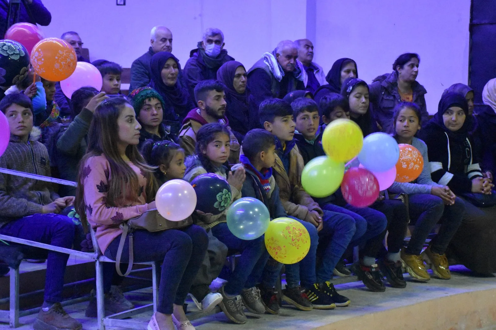 Li Şehbayê ji zarokên şehîdan re, şahî hate lidarxistin