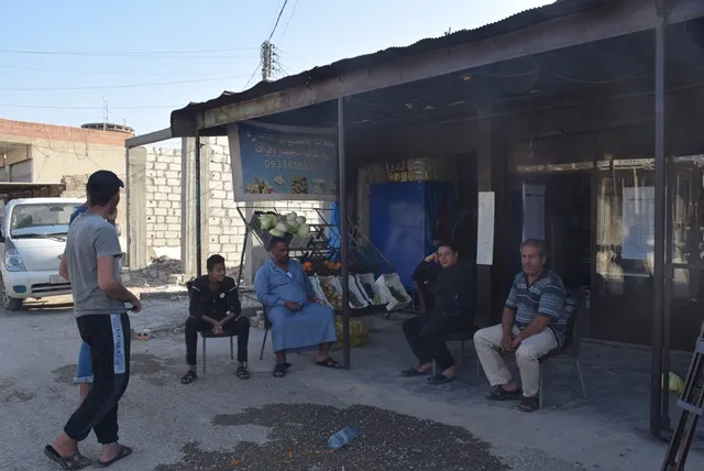 Piştî derxistina çeteyên Dîfaa El-Wetenî jiyan li taxa Teyî aram bûye