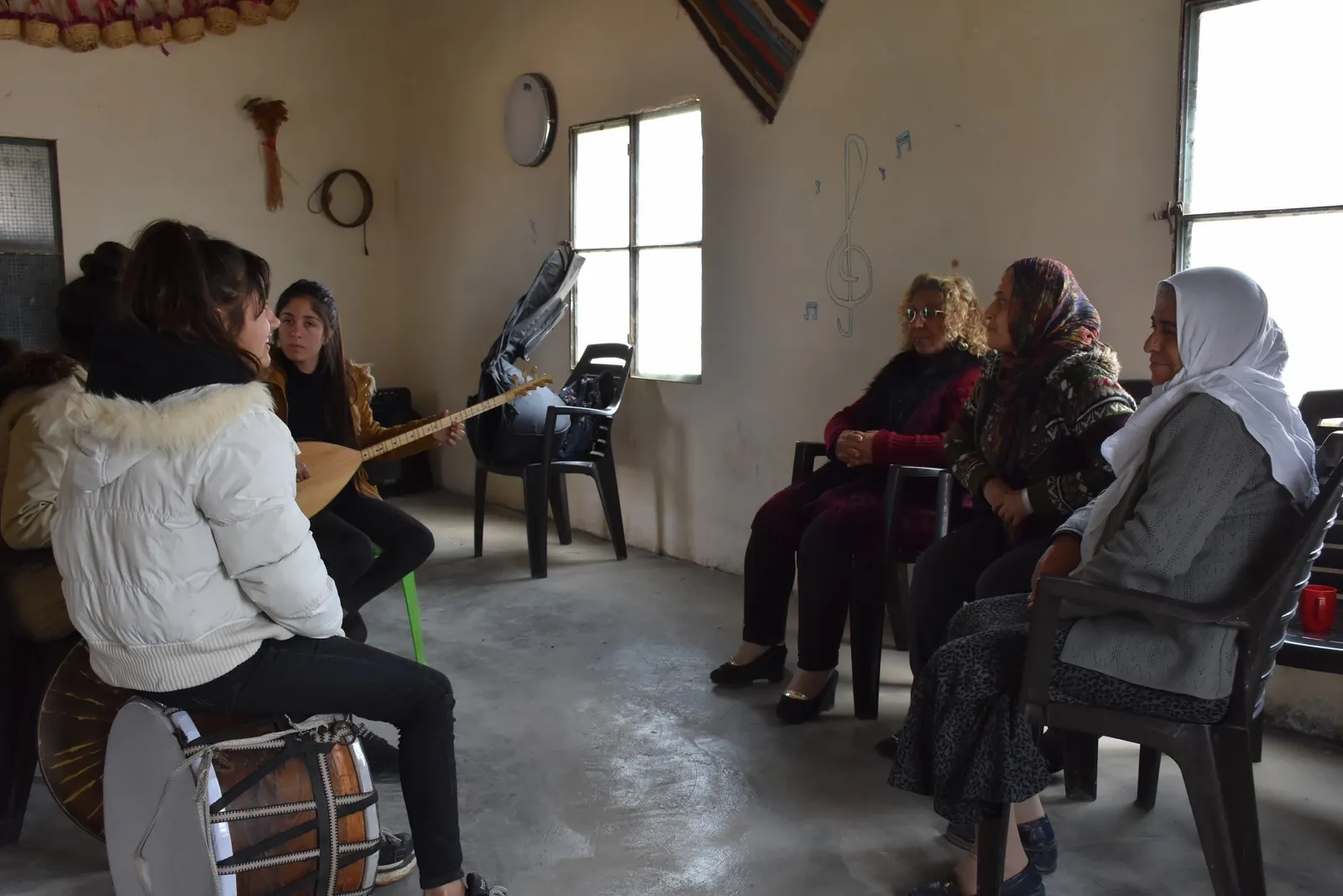 Koma Kevneşopî; rengê jinên Efrînê