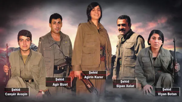 HPG'ê nasnameyên şehîdên Avaşînê eşkere kirin