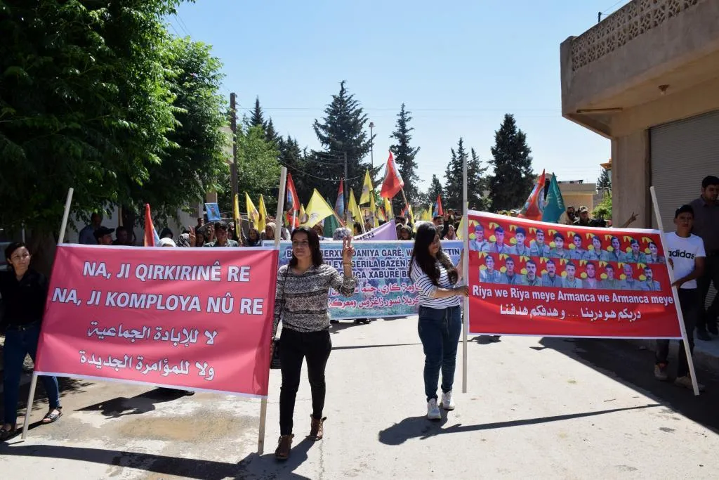 Li Kobanê çalakiyên piştgiriya gerîlayên azadiya Kurdistanê dest pê kir