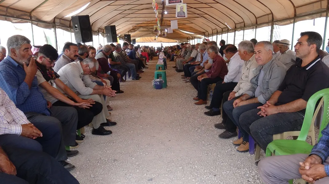 Şêniyên Amûdê sersaxî da malbata şehîd Amed Agirî